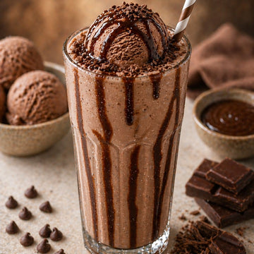 Milk Shake Chocolate with Ice Cream