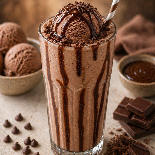 Milk Shake Chocolate with Ice Cream