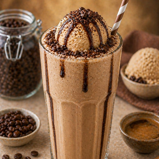 Milk Shake Coffee with Ice Cream