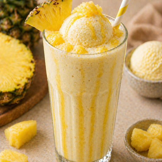 Milk Shake Pineapple with Ice Cream