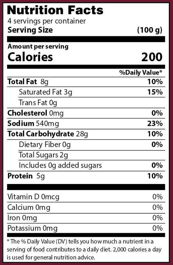 Parantha Mix Veg. Frzn 400g