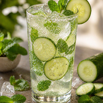 Mocktail Mint Cucumber Fizz
