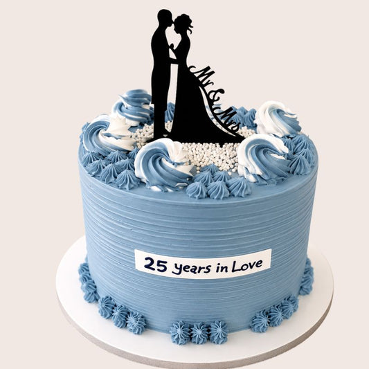 Mr & Mrs Anniversary Cake