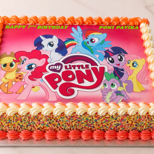 My Little Pony Theme Birthday Cake