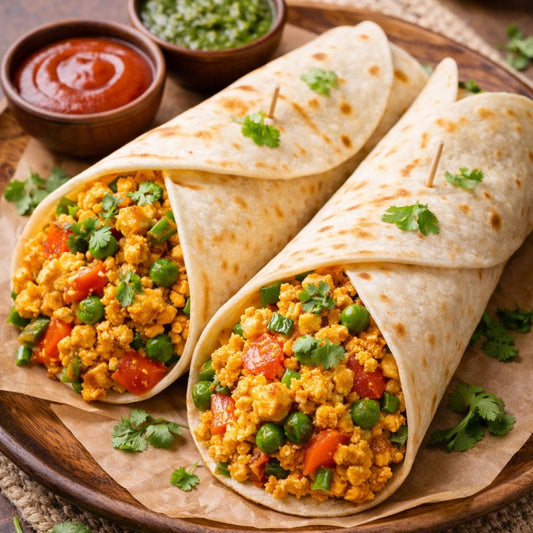 Paneer Bhurji Wrap