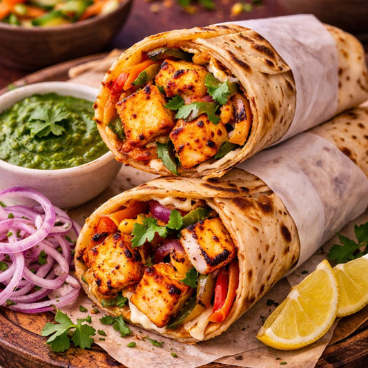 Paneer Tikka Kathi Roll