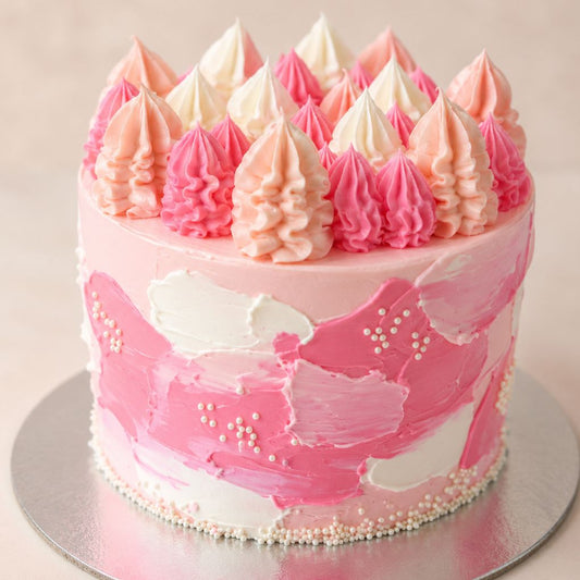 Pastel Buttercream Celebration Cake