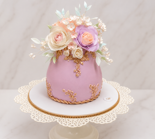 Pastel Floral Bouquet Designer Cake