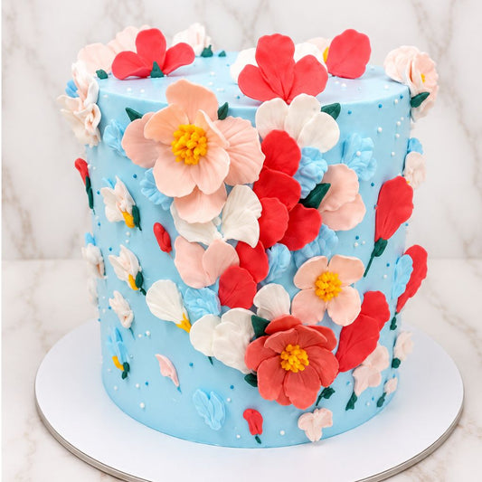 Pastel Floral Designer Cake