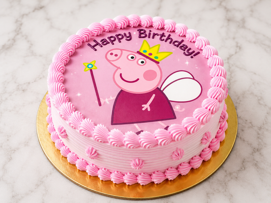 Peppa Pig Princess Theme Cake