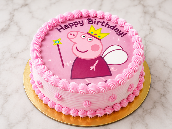 Peppa Pig Princess Theme Cake