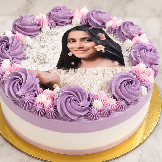 Personalized Photo Celebration Cake