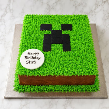 Pixel Gamer Theme Cake