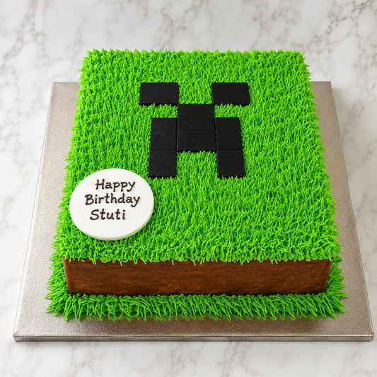 Pixel Gamer Theme Cake