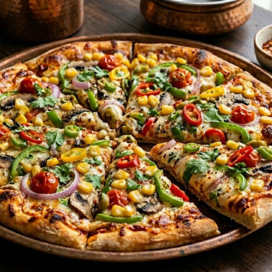 Pizza Veggie Supreme With Corn