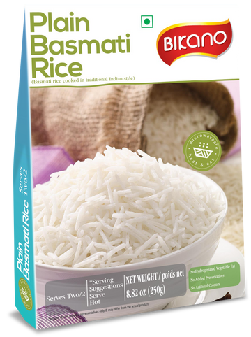 Plain Basmati Rice RTE 250g