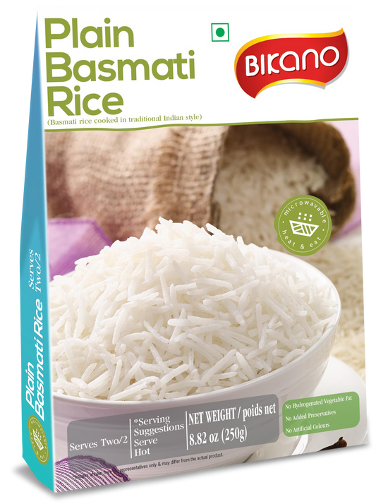 Plain Basmati Rice RTE 250g