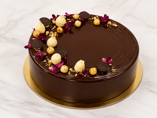 Premium Chocolate Mirror Glaze Cake 1