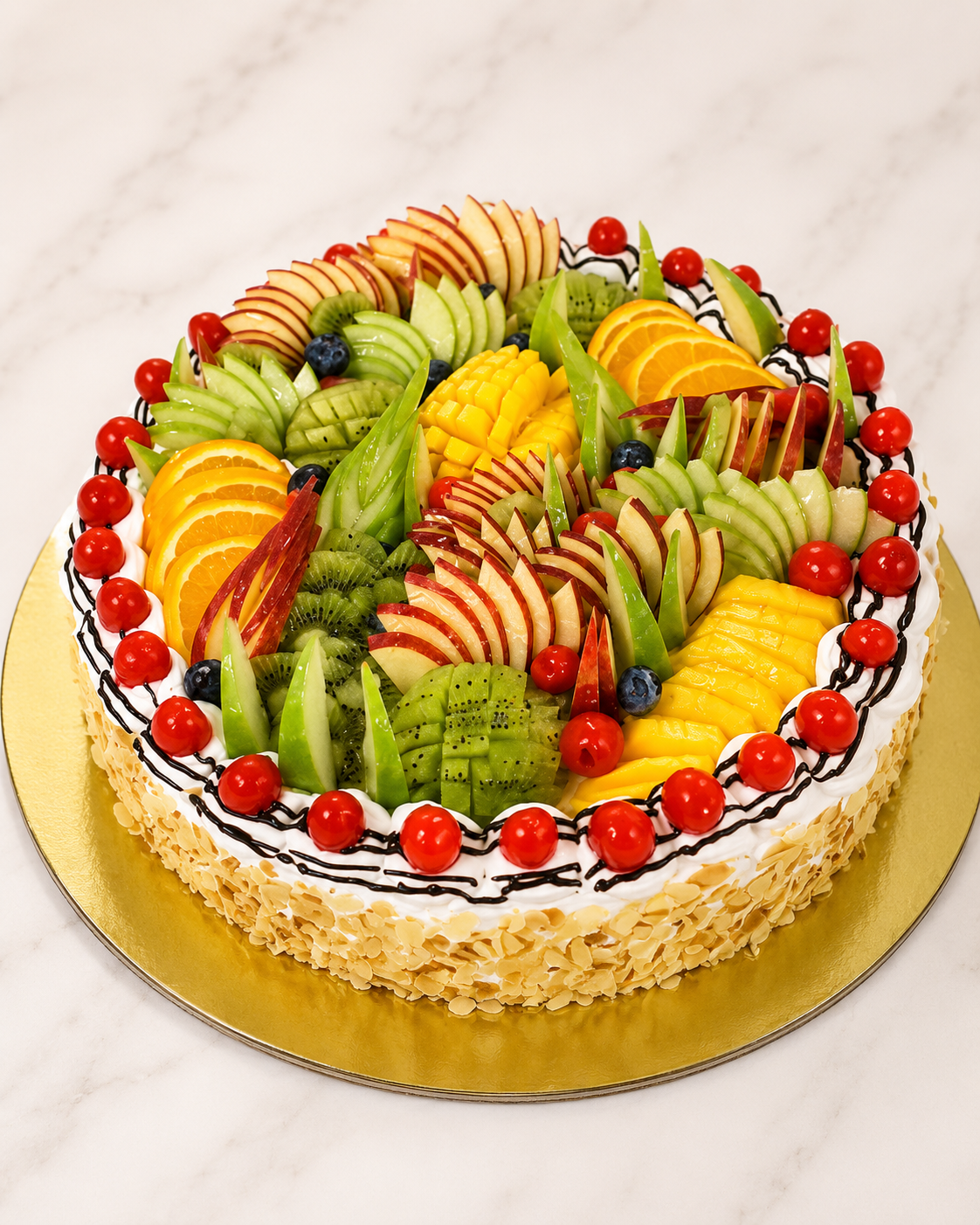 Premium Exotic Fruit Celebration Cake