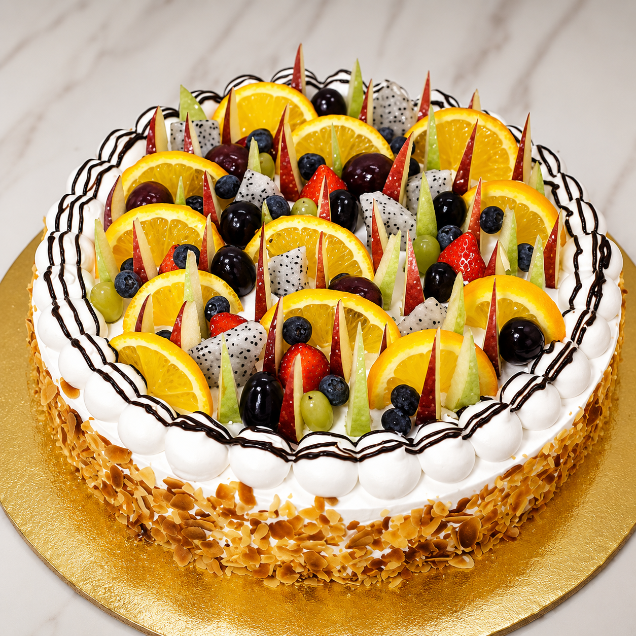 Premium Fresh Fruit Cake