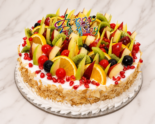 Premium Fresh Fruit Celebration Cake