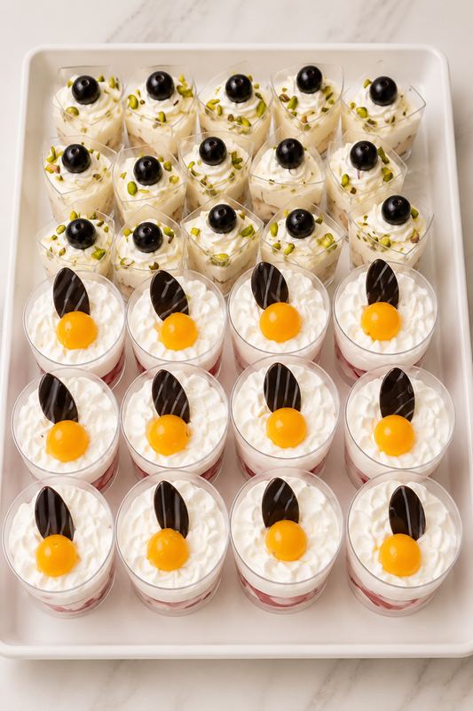 Premium Fruit & Cream Dessert Cups Collection