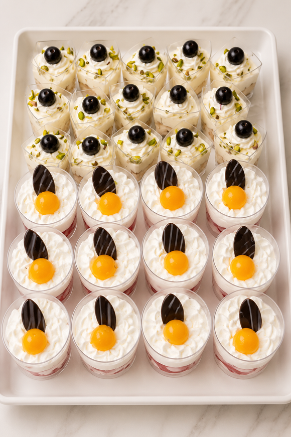 Premium Fruit & Cream Dessert Cups Collection