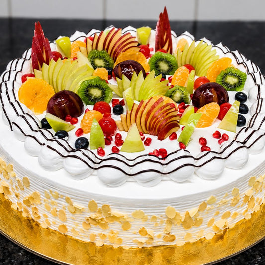 Yellow Rose Drip Tier Cake