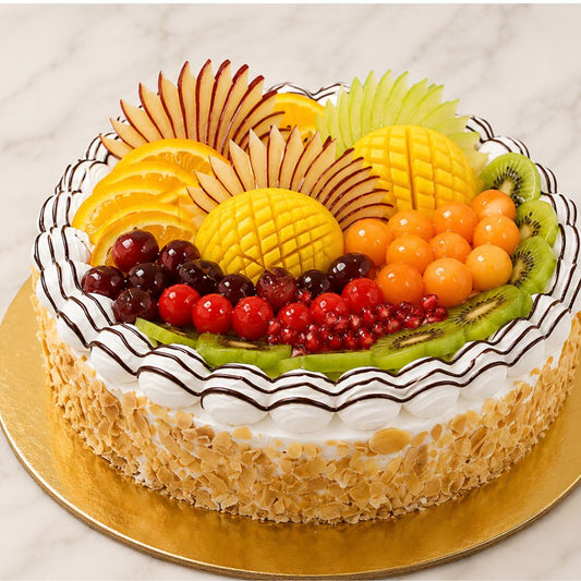 Yellow Rose Drip Tier Cake