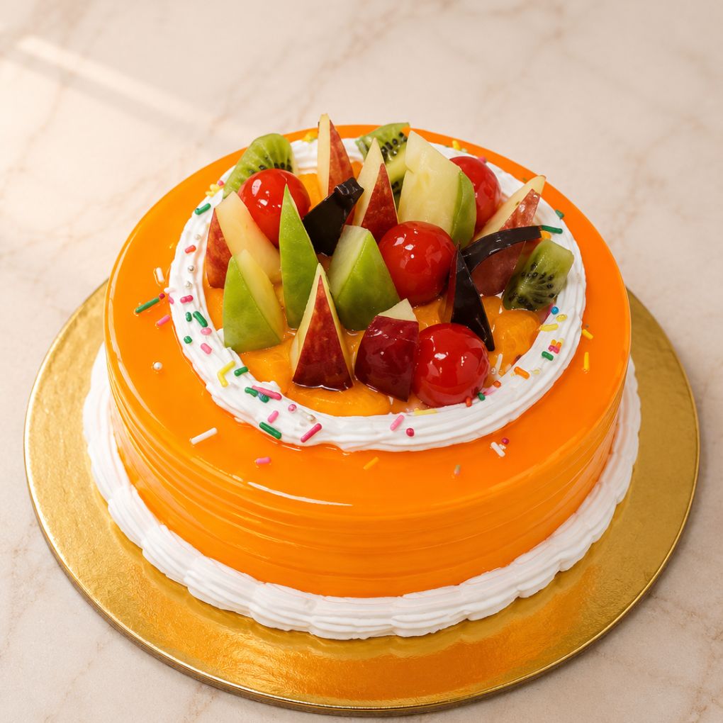 Yellow Rose Drip Tier Cake