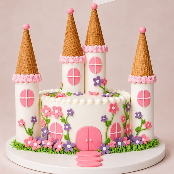 Princess Castle Cake