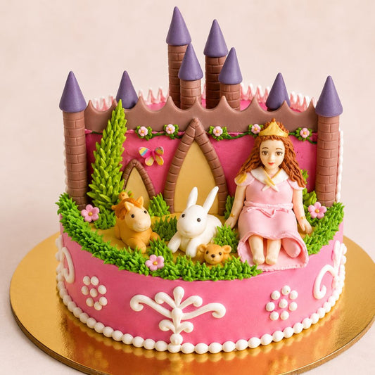 Princess Castle Fantasy Cake