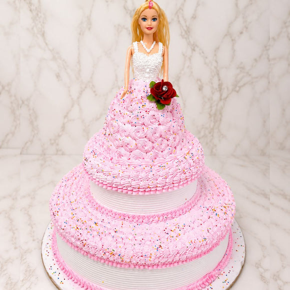 Princess Doll Dress Cake 2