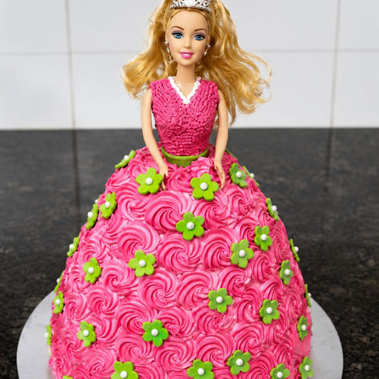 Princess Doll Rosette Cake