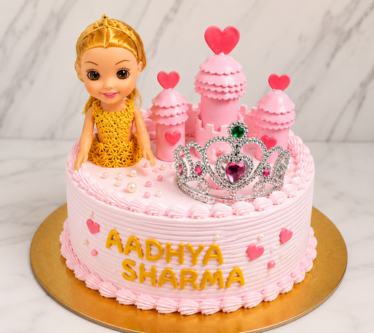 Princess Doll Theme Cake