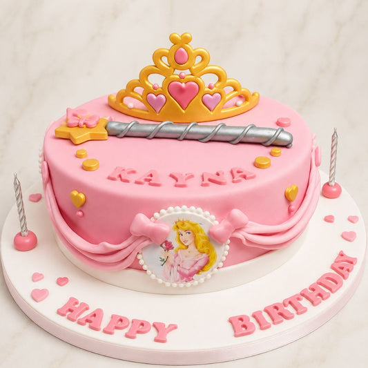 Princess Fantasy Birthday Cake