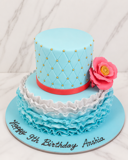 Princess Ruffle Designer Cake