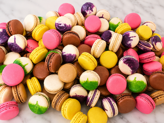 Rainbow French Maccrons