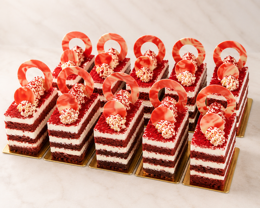 Red Velvet Pastry Slice