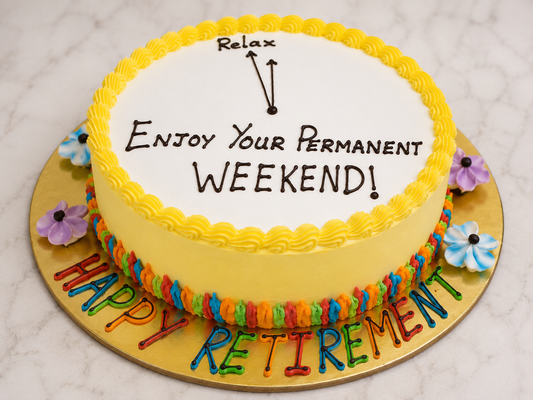 Retirement Celebration Cake