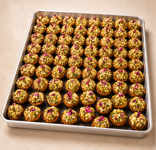 Royal Pistachio Baklava Tartlets
