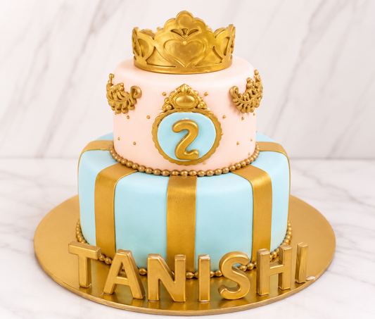 Royal Prince Crown Theme Cake