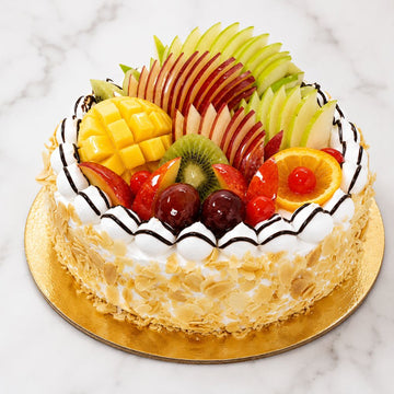 Yellow Rose Drip Tier Cake