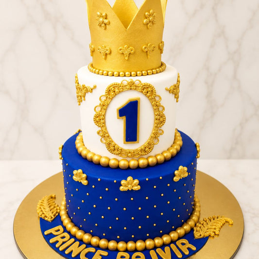 Royal Prince Crown Cake