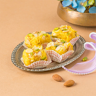 Sev Badam Burfi