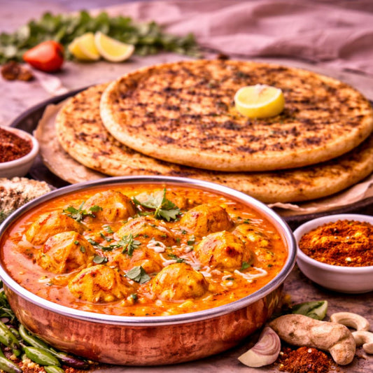 Shahi Paneer With Parantha