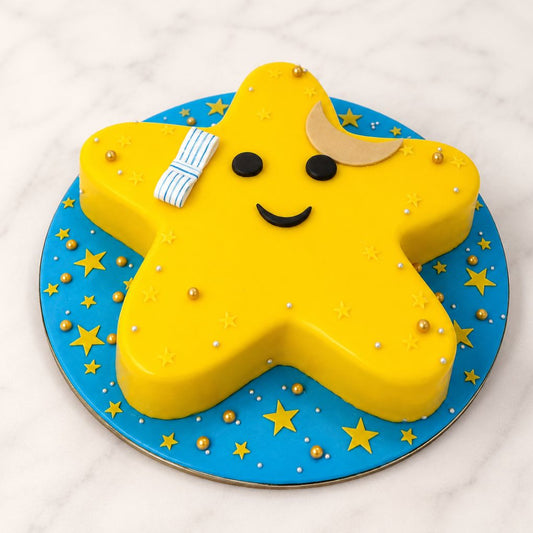 Smiley Star Theme Cake