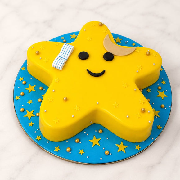 Smiley Star Theme Cake