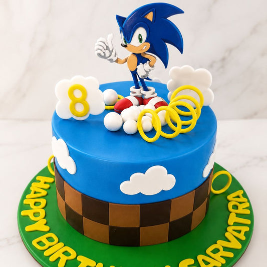 Sonic Adventure Theme Cake