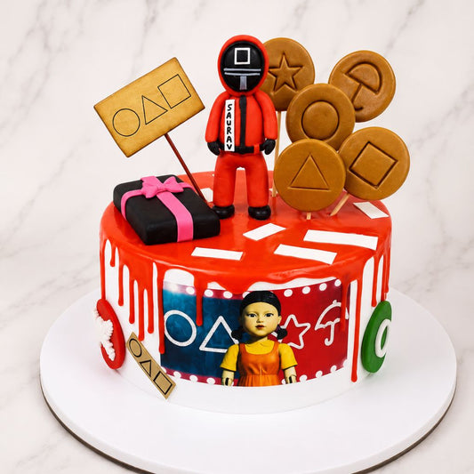 Squid Game Theme Cake